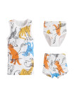 Toddler Kids 3 piece Set Tank top Brief Boxer Dino SET 1